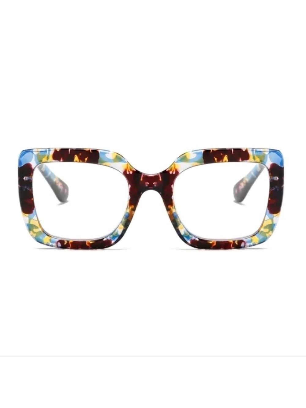+2.00 Oversized reading glasses anti blue light